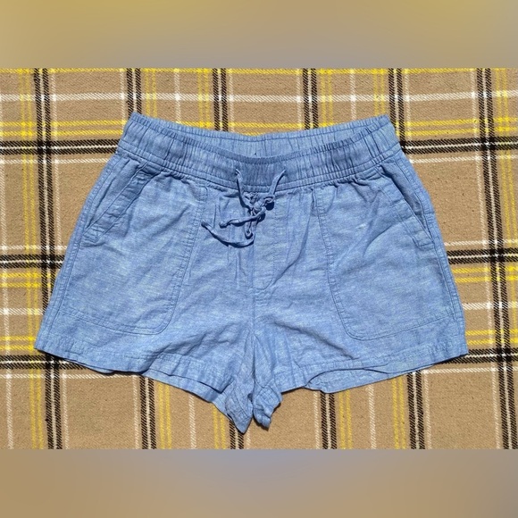 GAP Pants - Gap Indigo Chambry Lightweight Drawstring Shorts